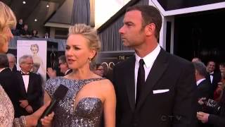 Naomi Watts and Joseph Gordon-Levitt on Oscars Red Carpet 2013
