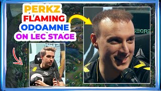 VIT Perkz FLAMING XL Odoamne on LEC Stage [DRAMA]