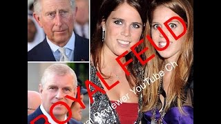 Furious Prince Andrew & Prince Charles In Row Over Future Role Of Princesses Beatrice & Eugenie