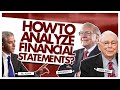 Bill Ackman Asks Warren Buffett and Charlie Munger How To Analyze Financial Statements