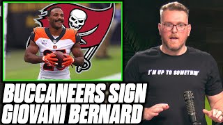 Pat McAfee Reacts To The Buccaneers Signing Giovani Bernard