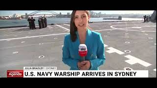 USS CANBERRA Arrives In Sydney! Sky News ⭐️WMH