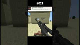 Evolution of Minecraft Gun Mod (2013 - 2023)