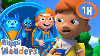 Blippi Meets Santa Clause Chrsitmas Special 1 Hour Blippi Wonders