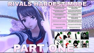 Eliminating Rivals In The HARDEST Mode PART 1 /202X Mode Yandere Simulator