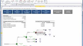 PrecisionTree Quick Start Step 2 Build the skeleton of the decision tree