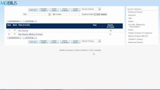 How to request books through MOBIUS
