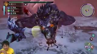 討鬼伝 toukiden 2 PS4版 ゲームプレイ映像 ダイバタチ戦