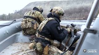 Ukraine - XX.02.2025. Training Footage Of The Divers Of The Special Purpose Center Omega. NGU.