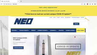 NEO 101 - Your NEO Class Schedule