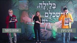 מיקי גיצין ואסנת ברתור מקריאים עדויות על פלישות לבתים ומעצרי ילדים