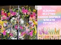 How to Create a Blooming Garden Wreath: Step-by-Step DIY Tutorial!