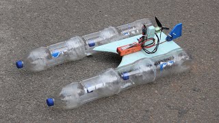 How to make a Boat - Bottle Hovercraft Boat - Boat Can Drive In Road