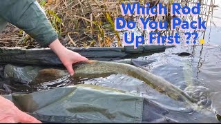 Which Rod Do You Pack Up First. Fenland Pike Fishing.