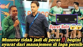 😱🔥Tak jadi di pecat ‼️ Tim manajemen kasih syarat yang sulit di laga persib