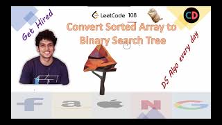Convert Sorted Array to Binary Search Tree | Leetcode 108 | Live coding session