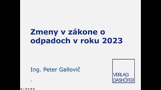 Zmeny v zákone o odpadoch v roku 2023