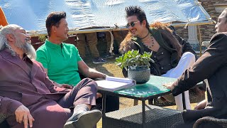 Rajesh Hamal and Rajiv Jung Basnet Exercise partner