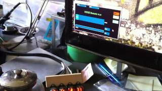 Nixie counter ControlP5 interface