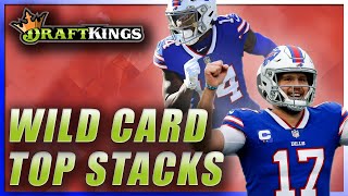 DRAFTKINGS WILD CARD  TOP STACKS: NFL DFS PICKS