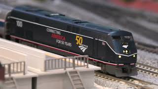 KATO N scale GE P42 Amtrak 50th Anniversary DCC/Sound review