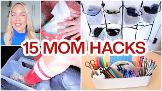 15 MOM HACKS YOU NEED TO TRY!  *NEW*  Emily Norris