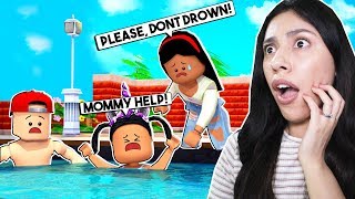 Decorating My Daughters New Bedroom Roblox Roleplay Bloxburg - my daughter almost drowned at the beach roblox