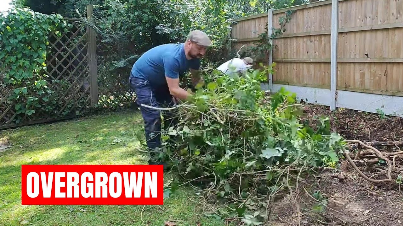 Finally Clearing This Overgrown Garden Transformation Youtube