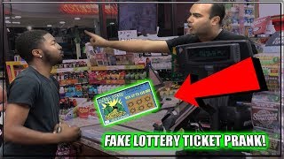 FAKE LOTTERY TICKET PRANK! (Gone Extremely Wrong)