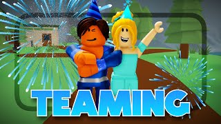 TEAMING as NEW YEAR'S EVE SKINS! 😱 [ Total Roblox Drama ]