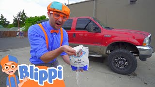 Blippi Washes A Truck! | Vehicles For Kids | Educational Videos For Toddlers