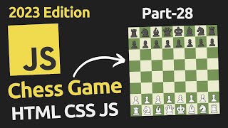 Create Chess with HTML, CSS & Javascript | Part-28 | Javascript Project Hindi Tutorial #javascript