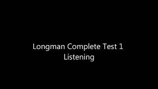 TOEFL Complete Test 1 Listening