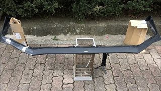 WRX VAB 事故後のDIY修理 part1 フロントアンダースポイラー篇