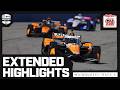 INDYCAR SERIES Official Extended Highlights | 2024 Hy-Vee Milwaukee Mile 250s - Race 2