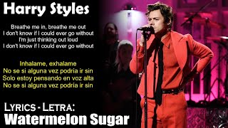 Harry Styles - Watermelon Sugar (Lyrics English-Spanish) (Inglés-Español)