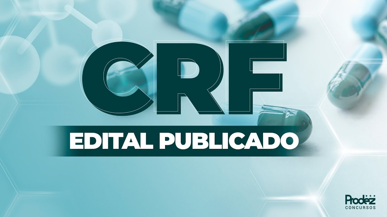 Análise Do Edital CRF + Lançamento Do Preparatório - YouTube