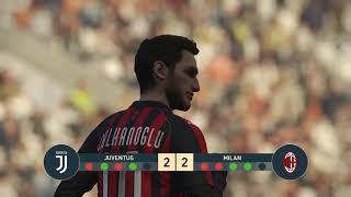 JUVENTUS vs MILAN | Italian Cup | PEnALTY SHOOTOUT | PES 2019