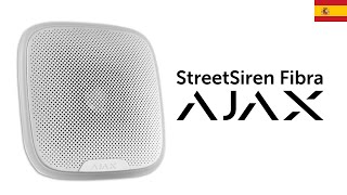 StreetSiren Fibra | Sirena de Alarma para Casas y Negocios| Sistema de Alarma Ajax