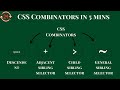 Episode 24: Master CSS Combinators in 5 mins #ultimateguide #css #selectors #webdevelopment