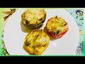 Broccoli & Cheese Stuffed Bell Peppers with Tuna | How To Make Stuffed Bell Peppers | HomeFood LIFE