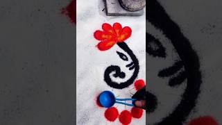 ganesh jayanti special song #shorts #ganeshchaturthi #rangoli # viral