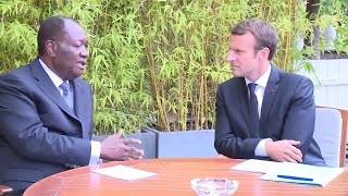 CRUCIAL LUNCH AT THE ÉLYSÉE ON FEBRUARY 1, 2025, BETWEEN EMMANUEL MACRON AND ALASSANE OUATTARA.