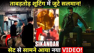 SIKANDAR : Salman Khan shoots for Sikandar at Mumbai railway station with heavy security.