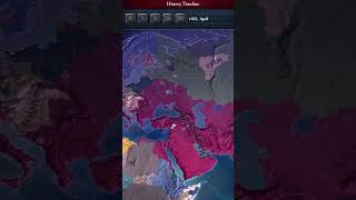 Byzantium is going crazy !!! #eu4 #bosnia #greece #empire #timelapse #map #europe #geography