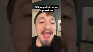 Five SpongeBob voice impressions please tag the voice actors #spongebobsquarepants #nickelodeon ￼