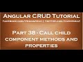 Call child component methods and properties using template reference variable