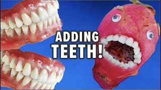 Fruit Surgery- Teeth on a jackfruit 🤣 Discount Dentist Ep 53 #Shorts #FruitSurgery #DisountDentist