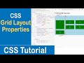 #59 CSS Grid Layout Properties | Grid-Gap | Justify-Content | Align-Content | CSS Tutorial