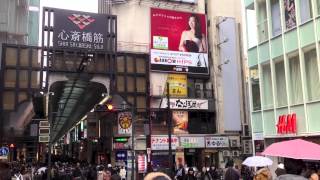 Osaka/Namba, glico billboard 大阪/難波 道頓堀/グリコ看板/かに道楽